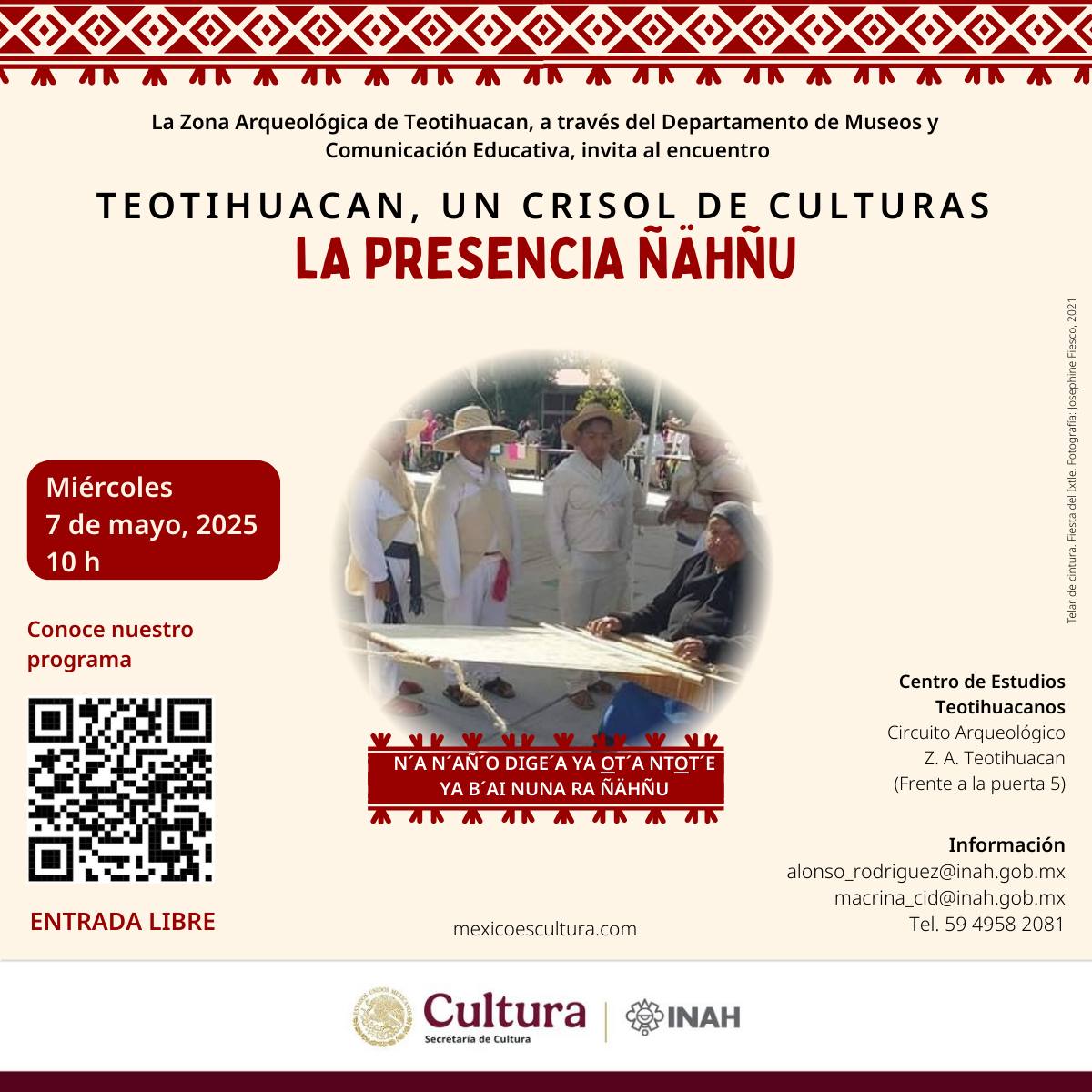 Encuentro Teotihuacán, un crisol de culturas: la presencia ñahñu