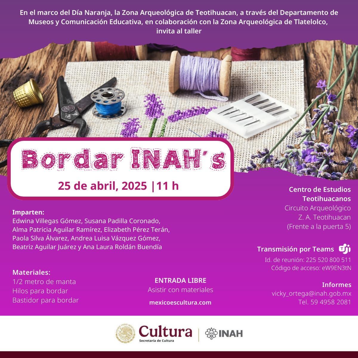 Taller Bordar INAH´s