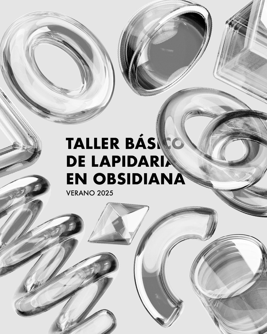 Taller básico de lapidaria en obsidiana verano 2025