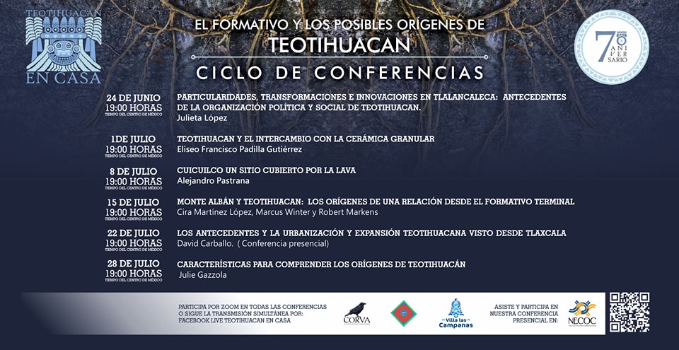 𝐂𝐢𝐜𝐥𝐨 𝐝𝐞 𝐂𝐨𝐧𝐟𝐞𝐫𝐞𝐧𝐜𝐢𝐚𝐬 𝐞𝐧 𝐞𝐥 𝐦𝐚𝐫𝐜𝐨 𝐝𝐞𝐥 𝐬𝐞́𝐩𝐭𝐢𝐦𝐨 𝐚𝐧𝐢𝐯𝐞𝐫𝐬𝐚𝐫𝐢𝐨 𝐝𝐞 𝐓𝐞𝐨𝐭𝐢𝐡𝐮𝐚𝐜𝐚𝐧 𝐞𝐧 𝐂𝐚𝐬𝐚