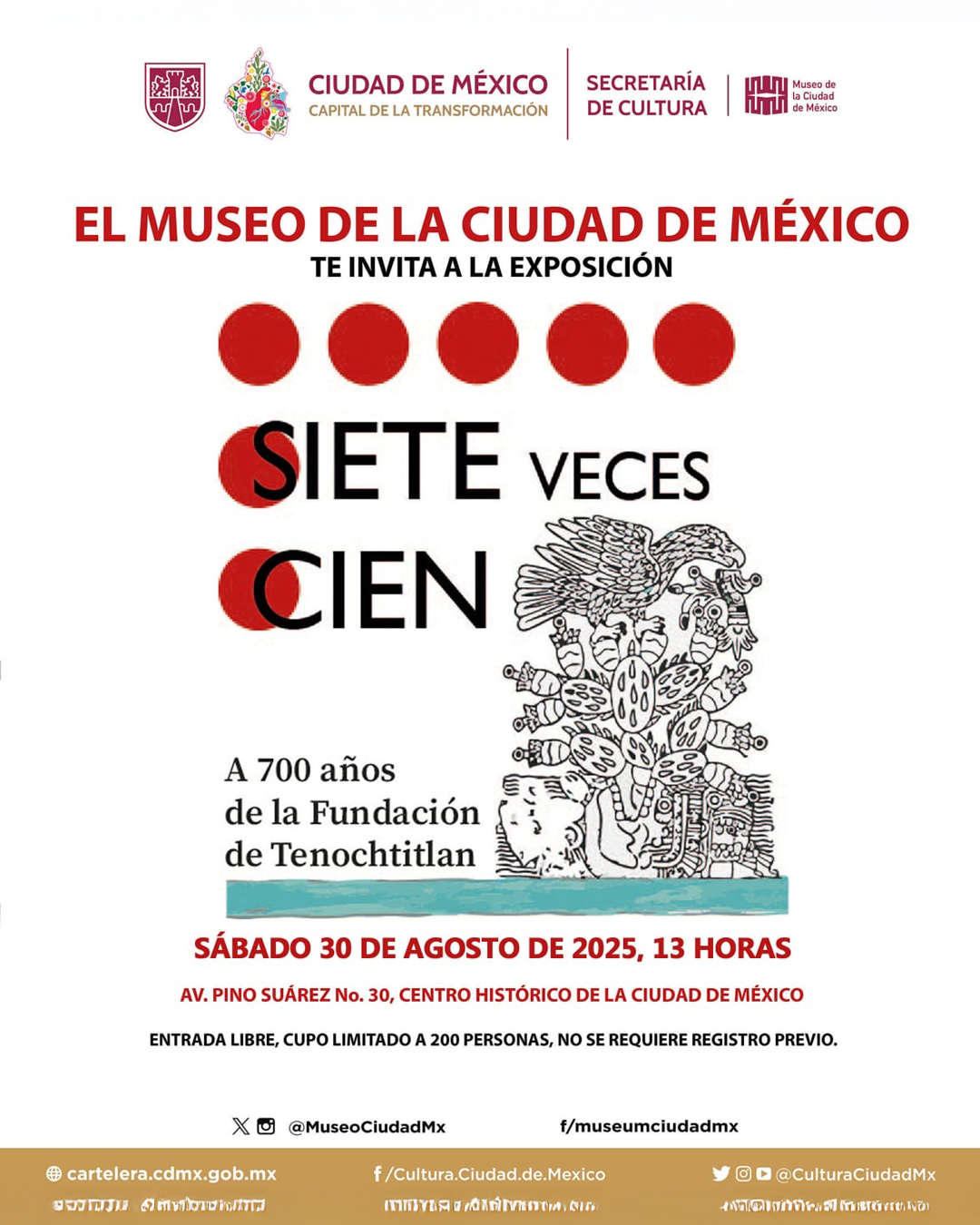 Inauguración Siete Veces Cien