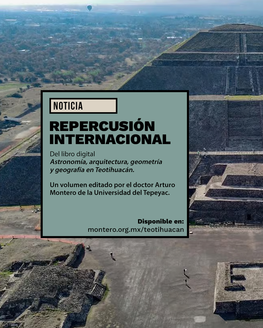 Teotihuacán entre cielo y tierra: un nuevo libro digital gratuito del INAH abre miradas al pasado