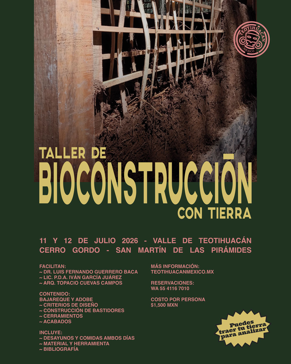 Taller de Bioconstrucción con tierra