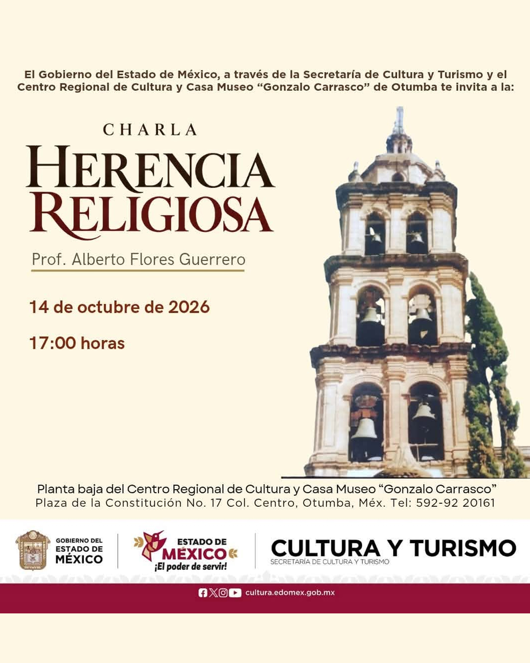 Charla “Herencia Religiosa”