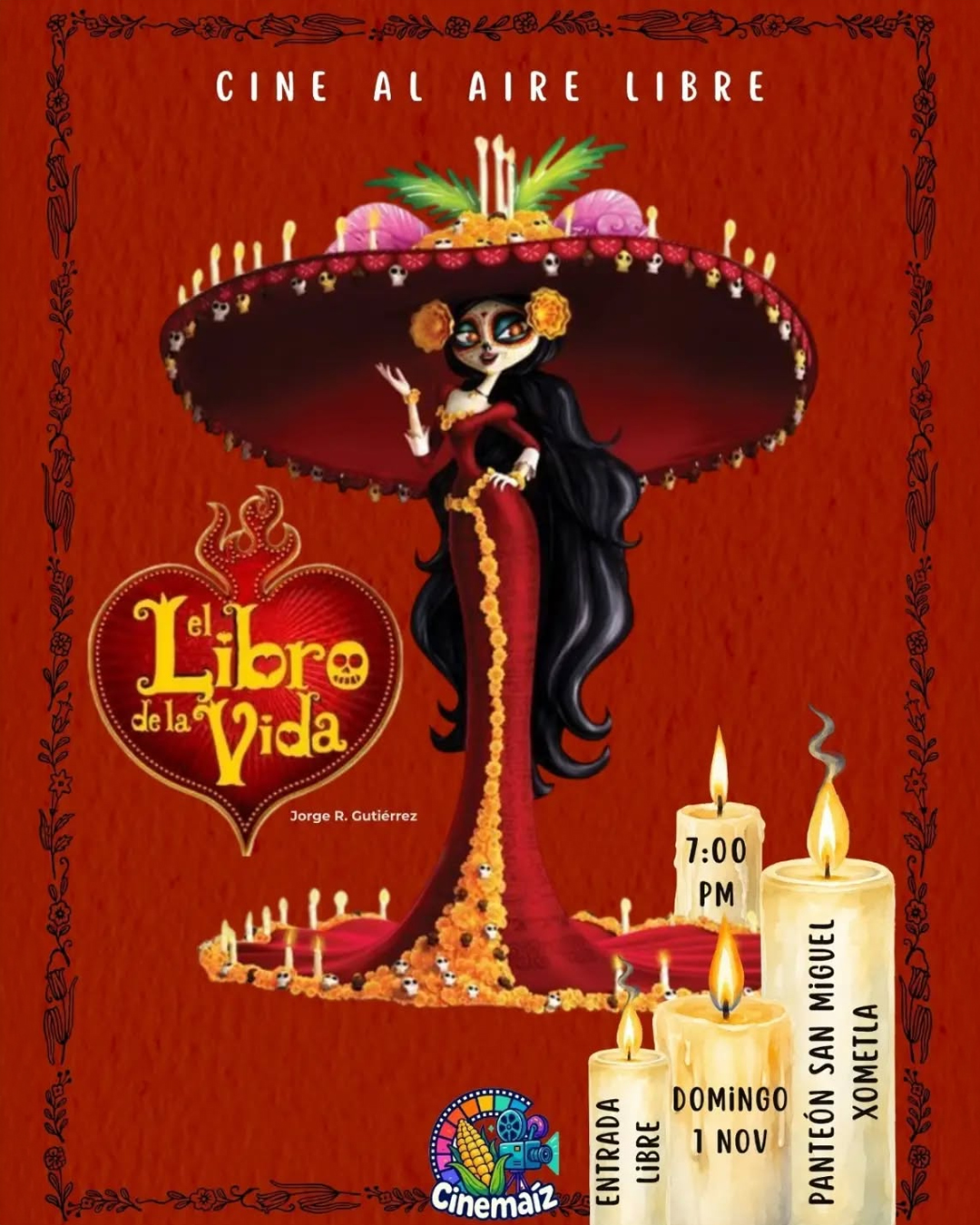 Proyección “El libro de la vida”