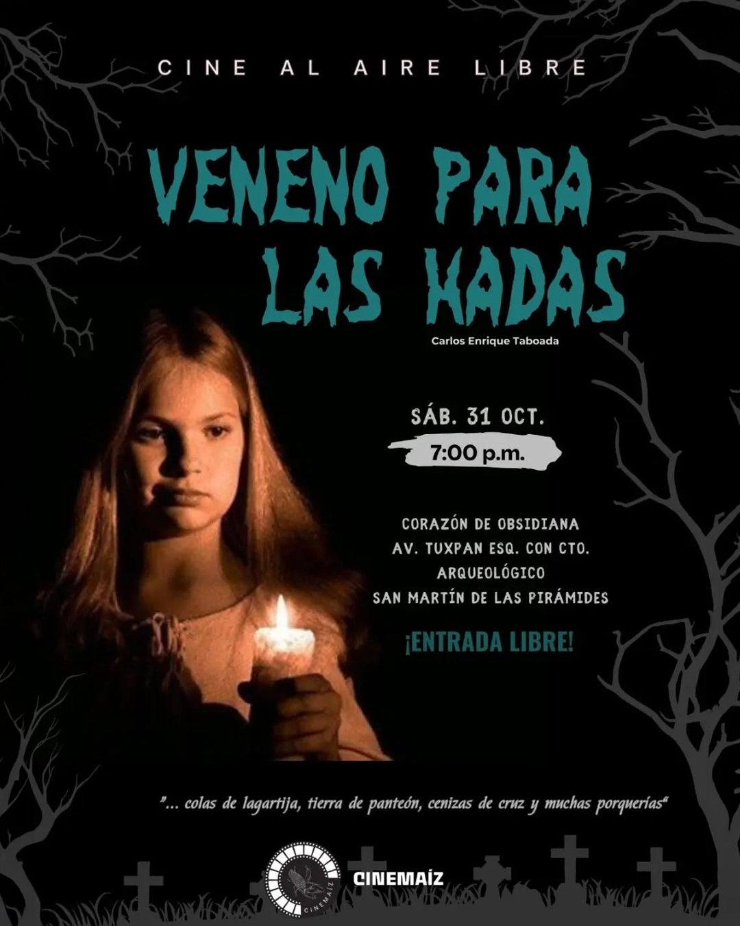 Proyeccion “Veneno para hadas”